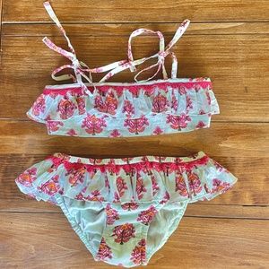 Floral Kids Bikini Set